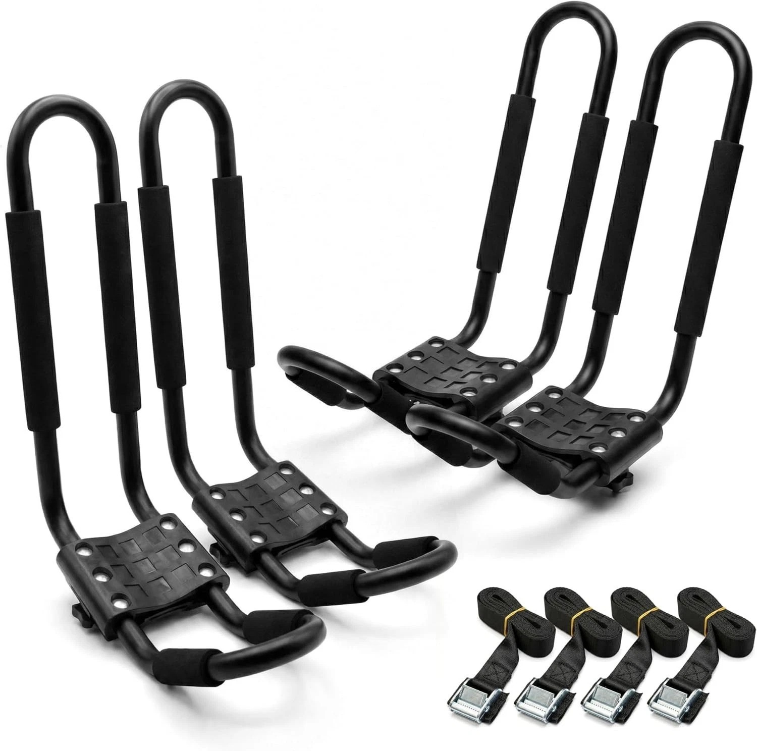 2 Pairs Kayak Roof Rack for Car, J-Bar Kayak Carrier for SUV & Trucks, Heavy …