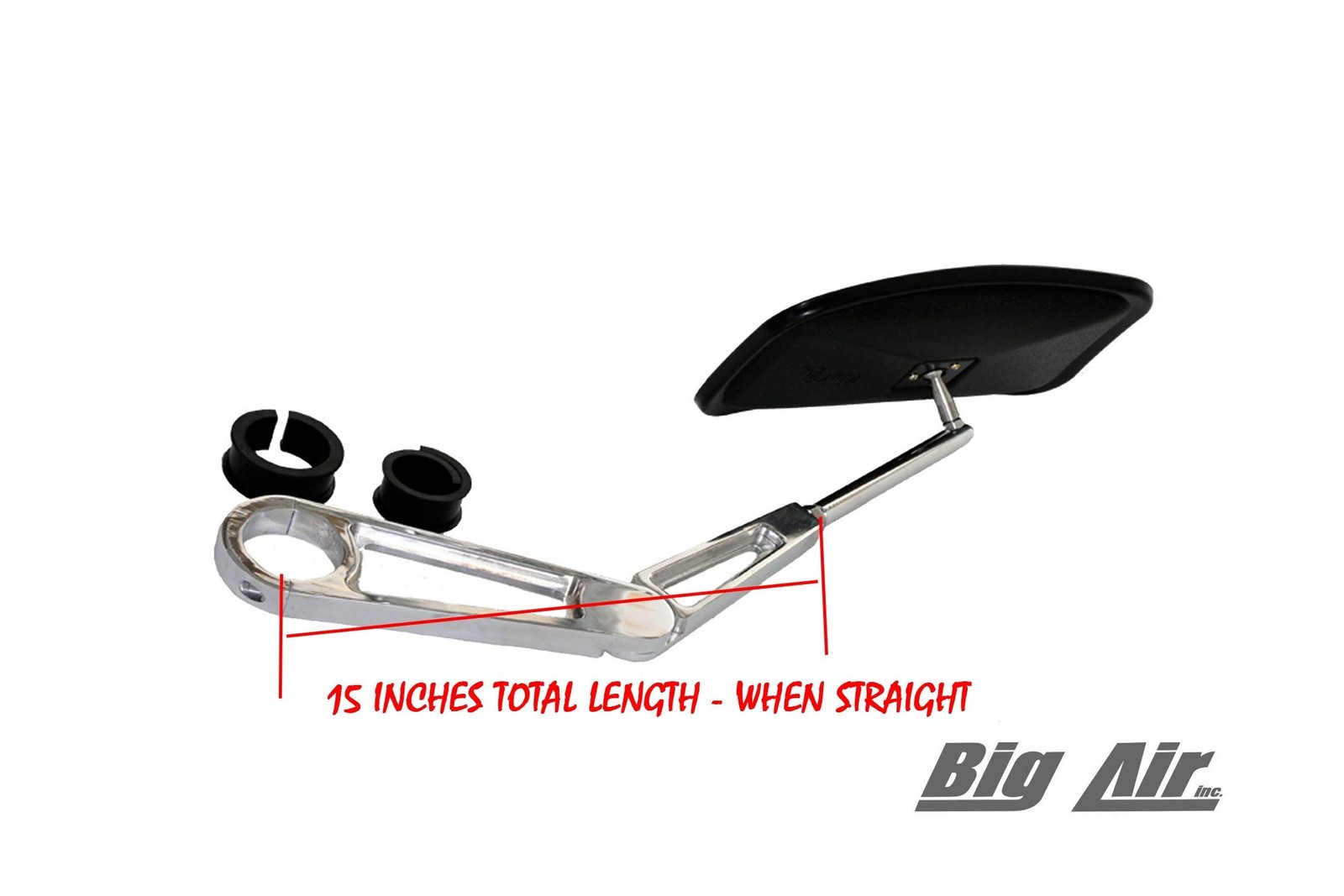 Big Articulating Adjustable Arm Wakeboard Tower Mirror with 7″ x 13″ CIPA…