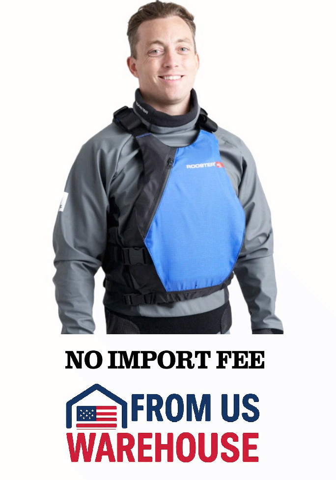 Rooster USCG Approved PFD Life Jacket Blue Size L/XL Type III Sailing Vest
