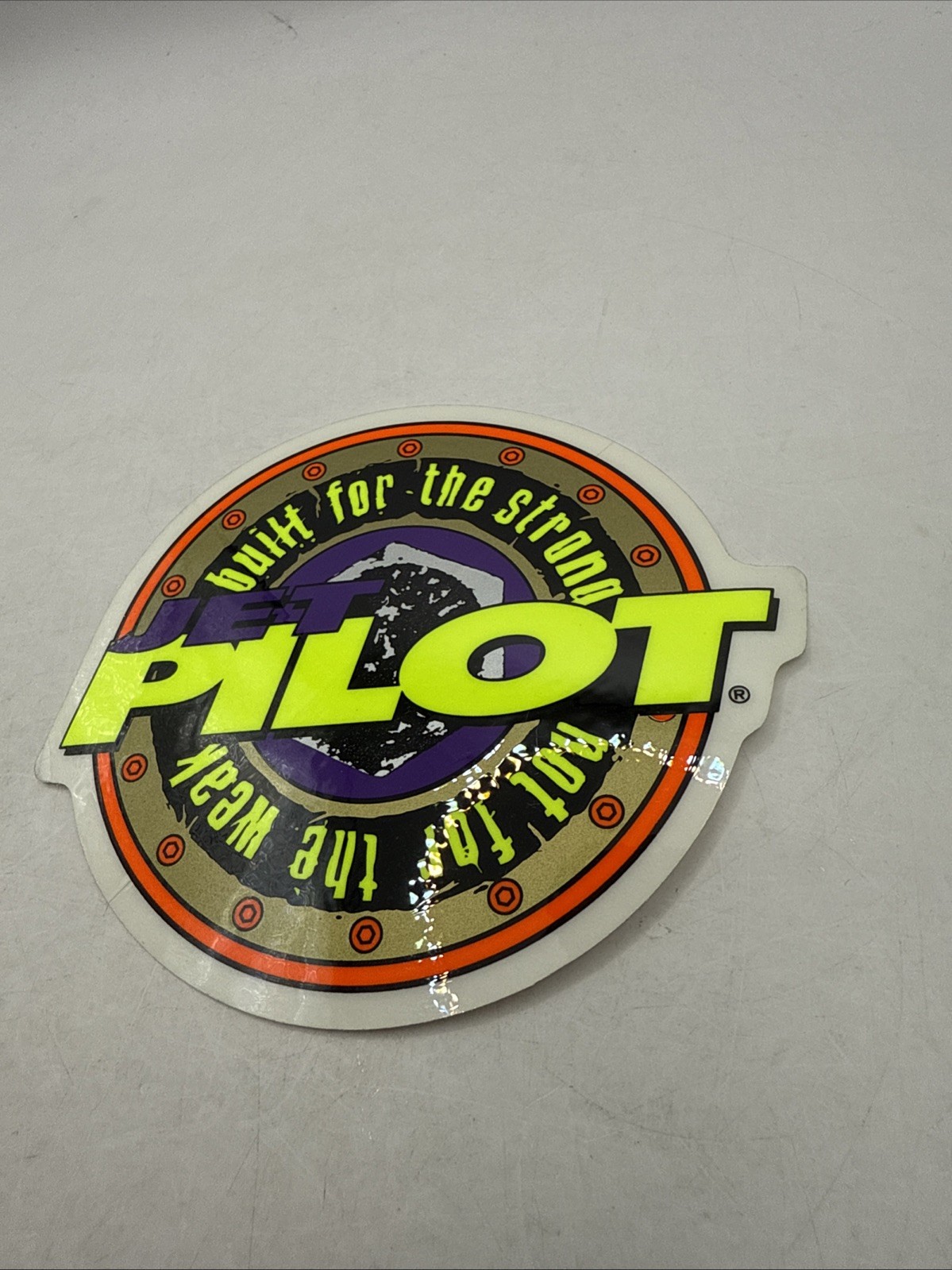 NOS Vintage Jet Pilot Jet Ski PWC Sticker 1980s 1990s Kawasaki Yamaha Racing