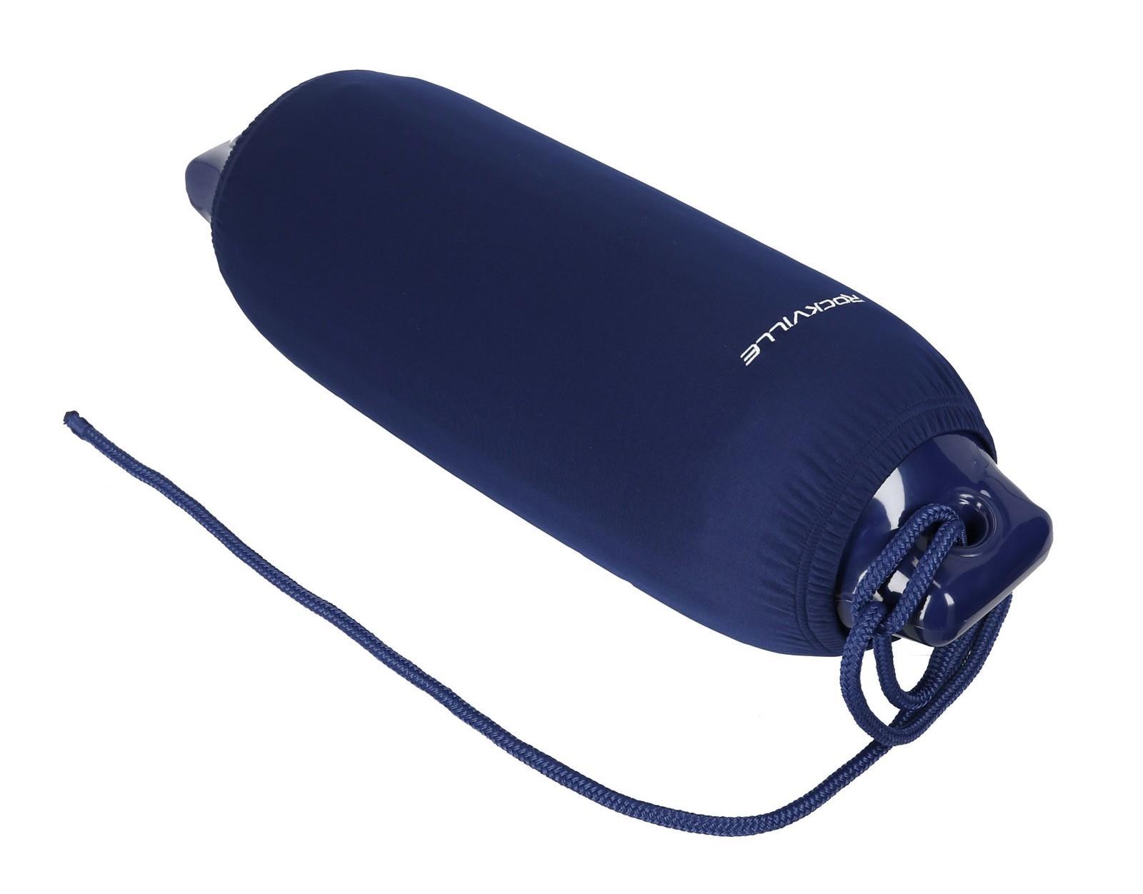 Rockville FEN210-NAVY BLUE Boat Fender Package 2Bumpers 10″x30″,2 Covers,2 Lines