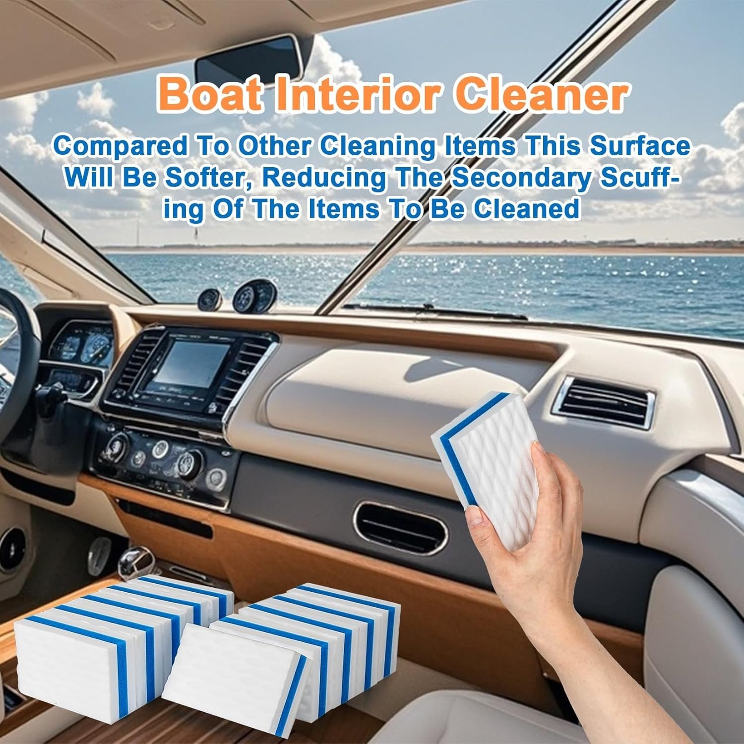 10PCS Boat Scuff Erasers – Boat Wipes Boat Accessories for Women and Men Magi…