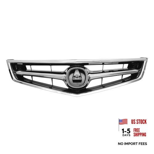 Front Upper Hood Bumper Grille Grill for Acura TSX 2006-2008 Front Upper