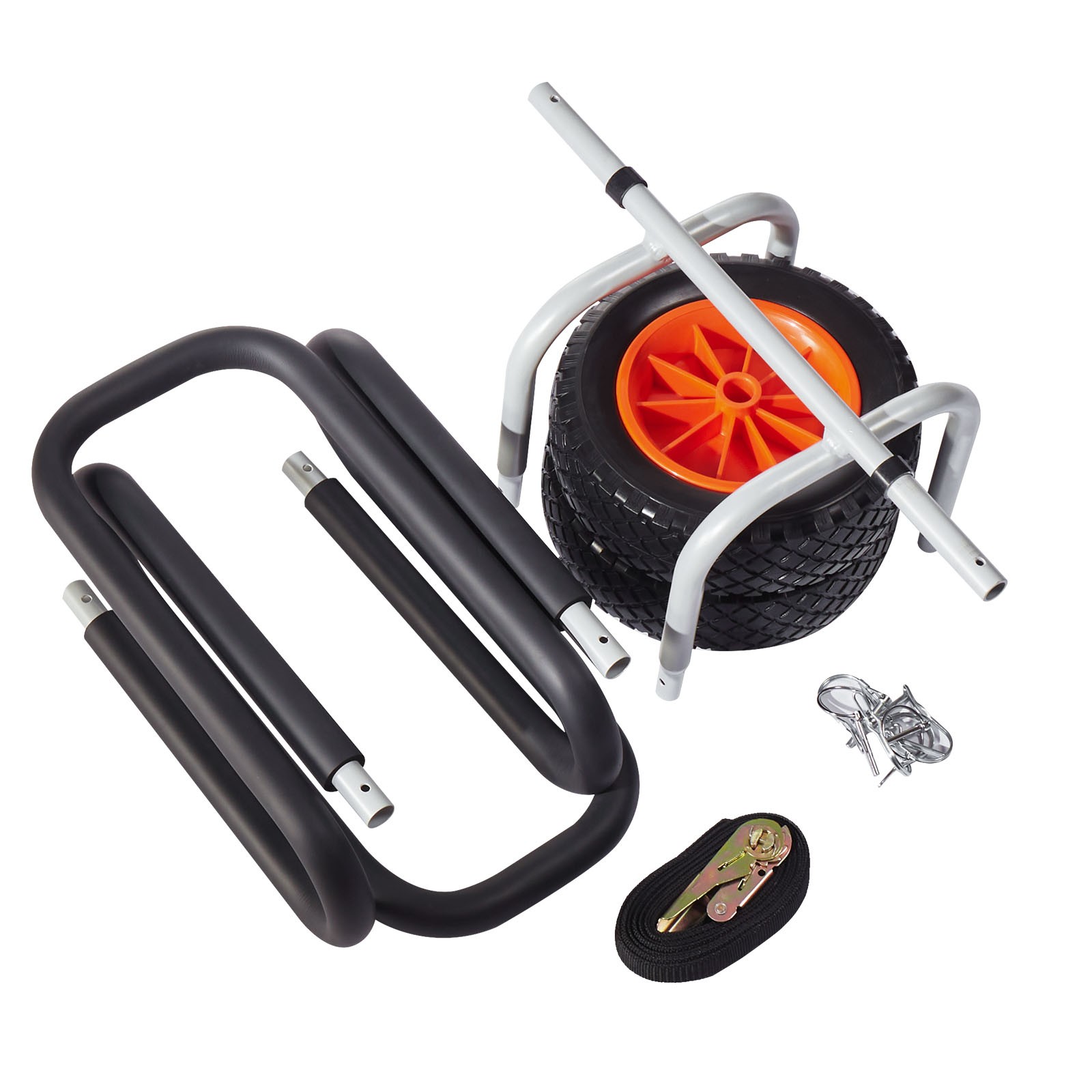 VEVOR Kayak Cart 150 lbs Stand Up Paddle Board Trolley with 10 in Rubber Tires