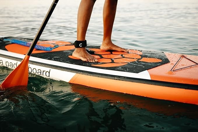 60% Off, Inflatable Paddle Board (Orange),10.6’ long, 32” wide, 300LBS Capacity