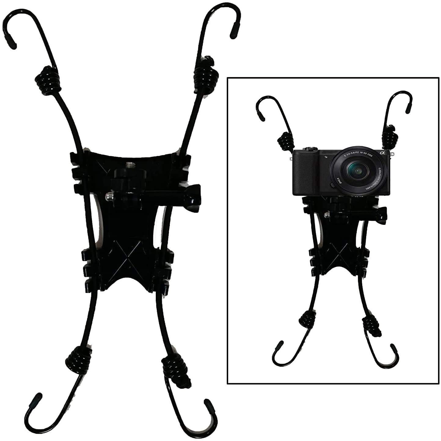 Pmsanzay Fence Mount 6.02 x 5.28 x 1.57 inches (15.3 x 13.4 x 4 cm), Black