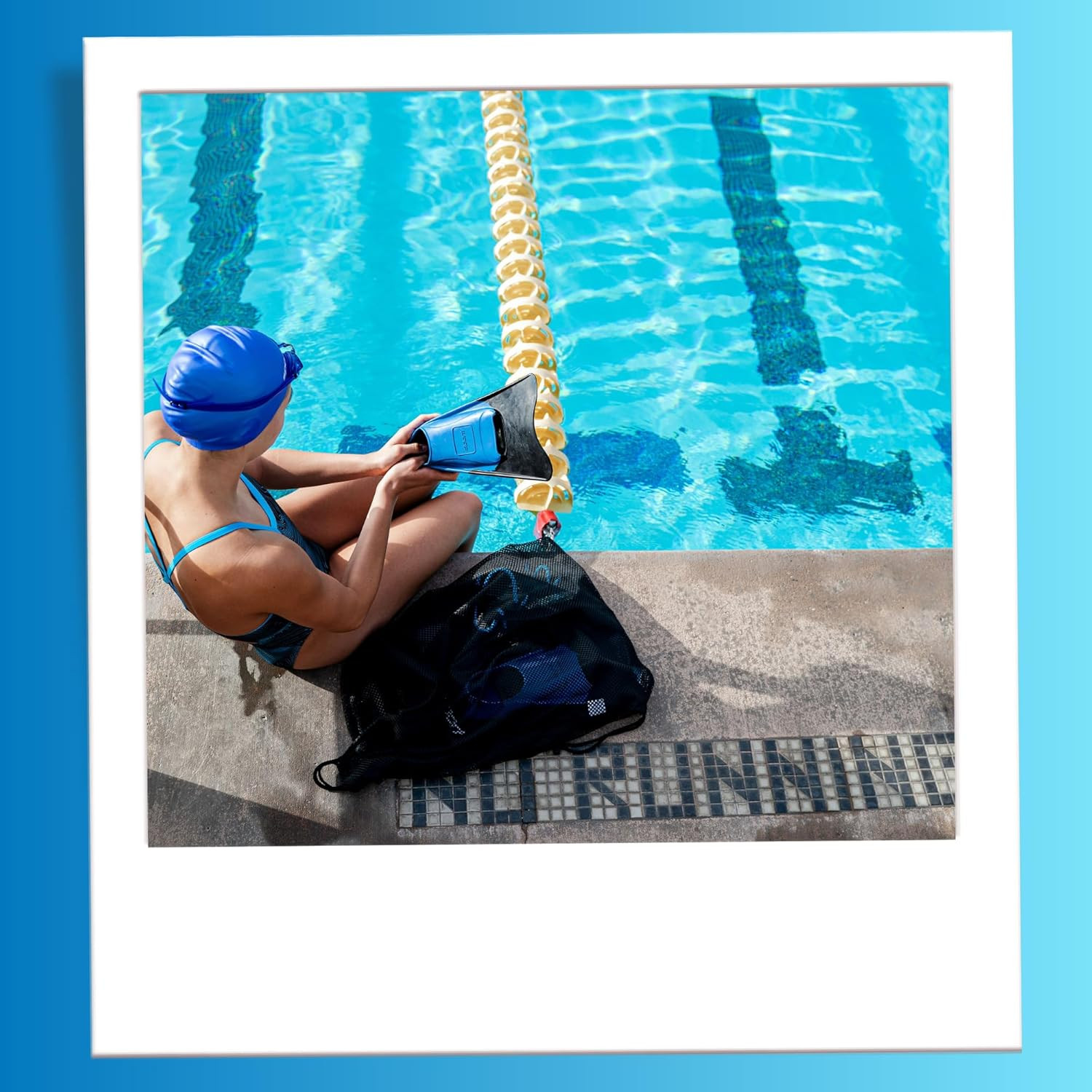 Swimming Equipment Bags, Mesh Drawstring Backpack,Swim Bag for Swimmers,Mesh …