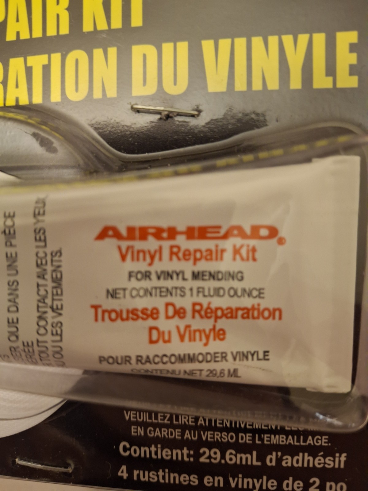 2 Pack Airhead Vinyl Repair kit adhesive patches inflatables – NEW