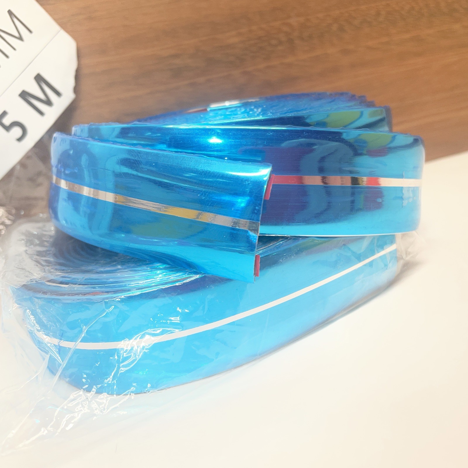 Chrome Silver Body Side Molding Trim. 5m Roll. 30mm. Lot Of 2