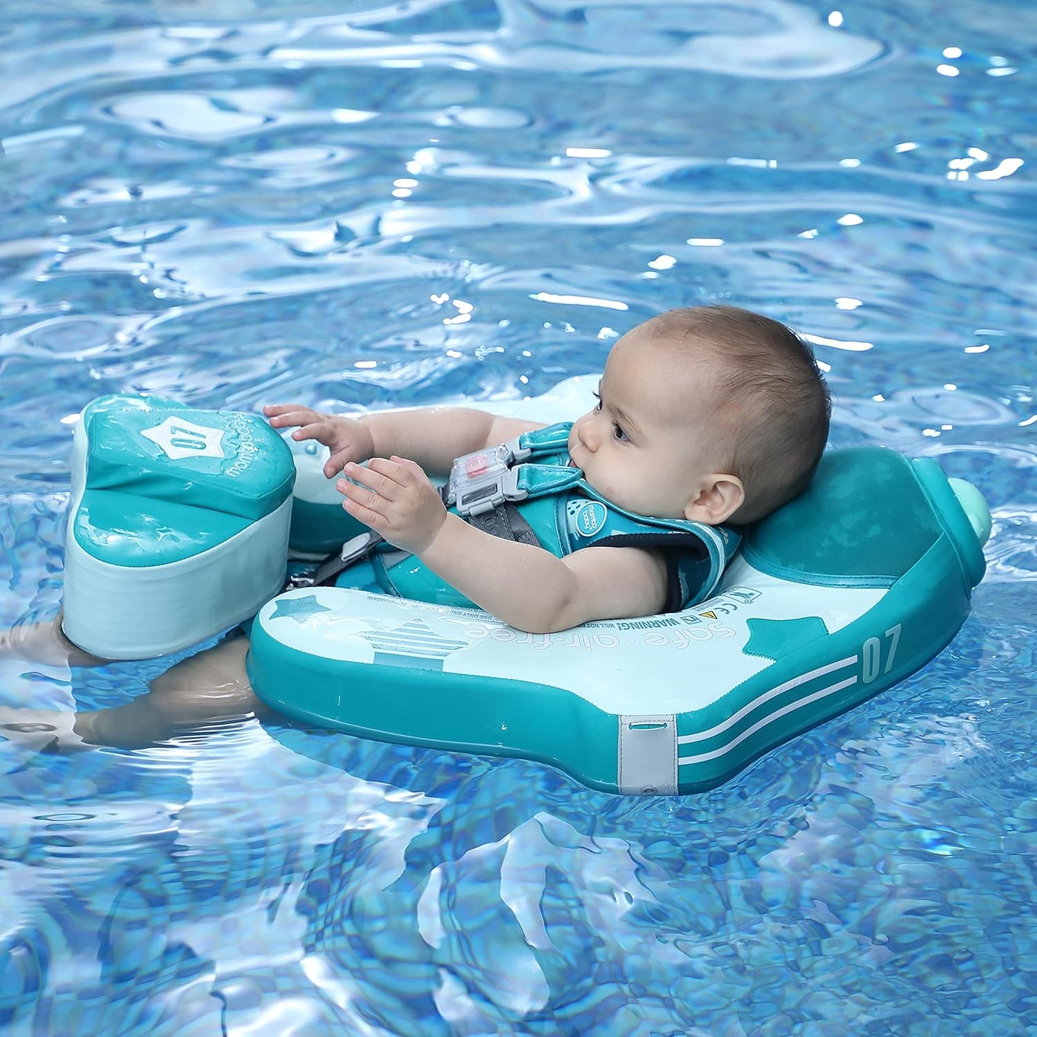 Mambobaby Float Add Tail Baby Swim Large, Global Limited Edition Green