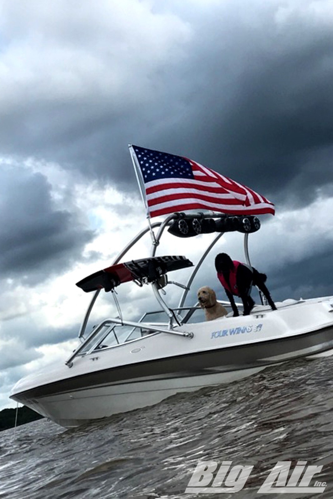 Universal Wakeboard Tower Mounted Flag Holder | Big Air | from WAKE ESSENTIALS