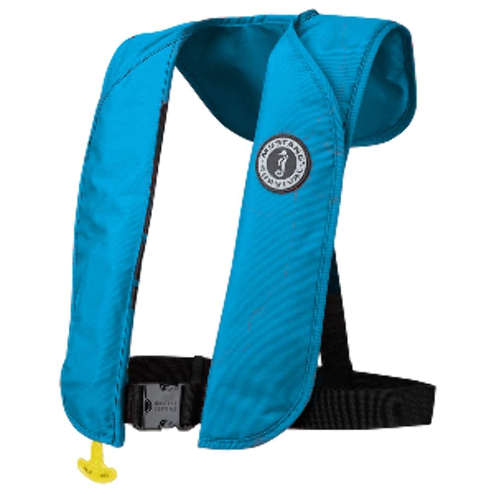 Mustang MIT 70 Inflatable PFD – Azure Blue – One Size, No Color