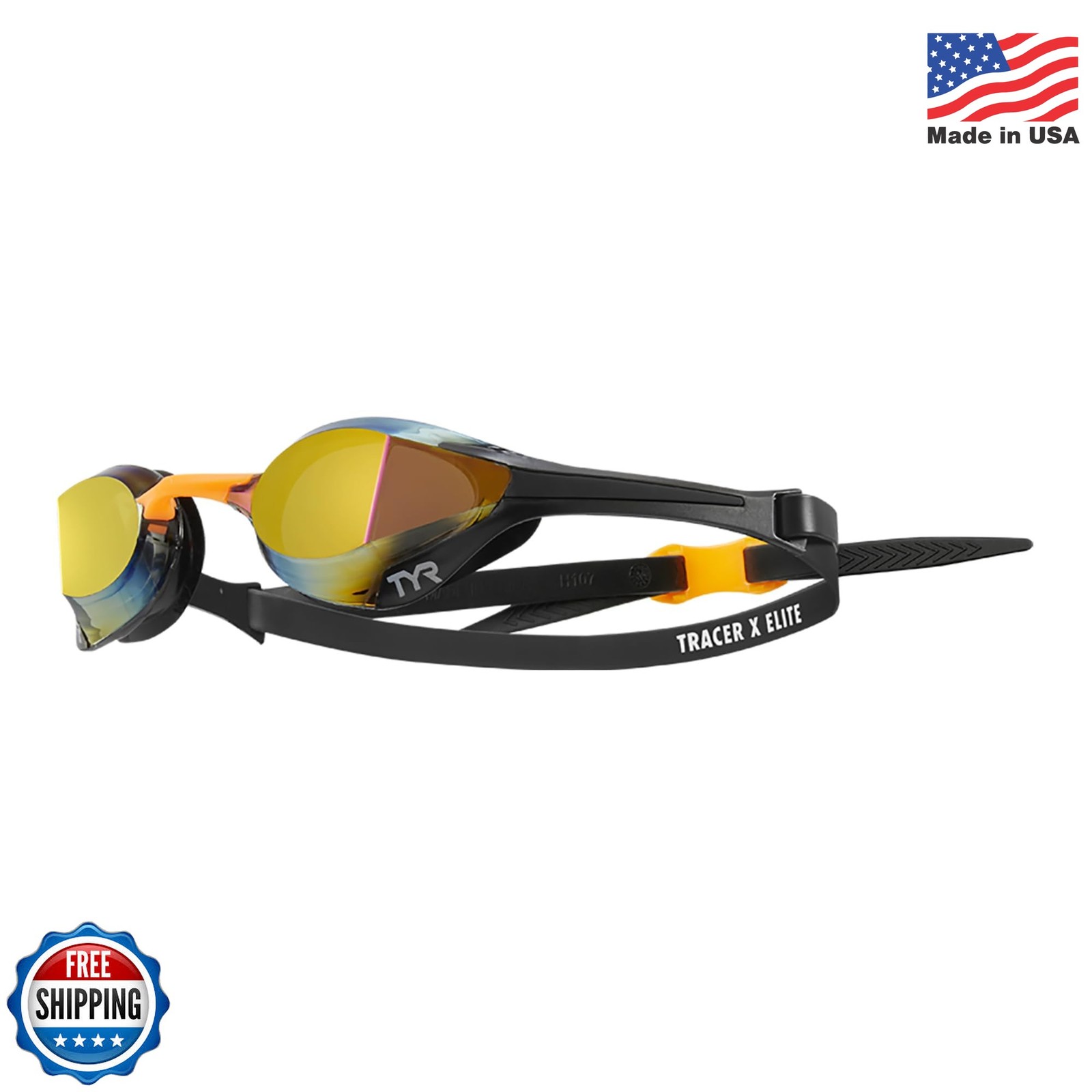 TYR Tracer-X Elite Racing Swim Goggles