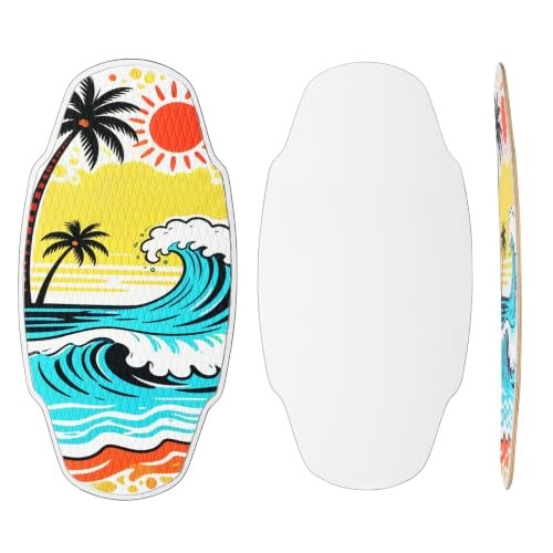 35-inch Wooden Skimboard for Beginners and Adults | Surface with EVA Non Summer