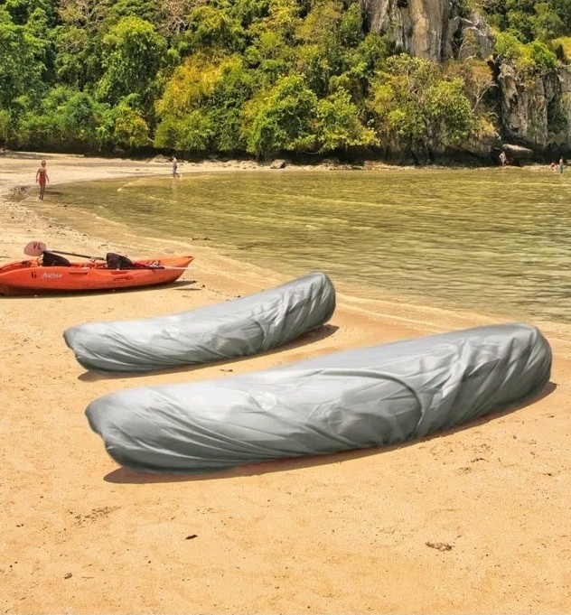 Frelaxy 420D Kayak Cover, Heavy Duty Waterproof UV Resistant Kayak Covers