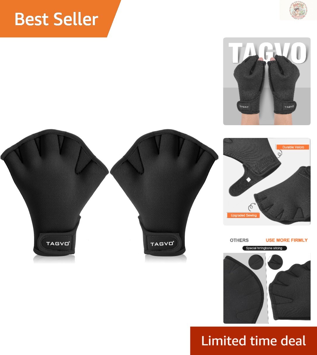 High-Quality Aquatic Webbed Gloves for Water Resistance & Upper Body Training