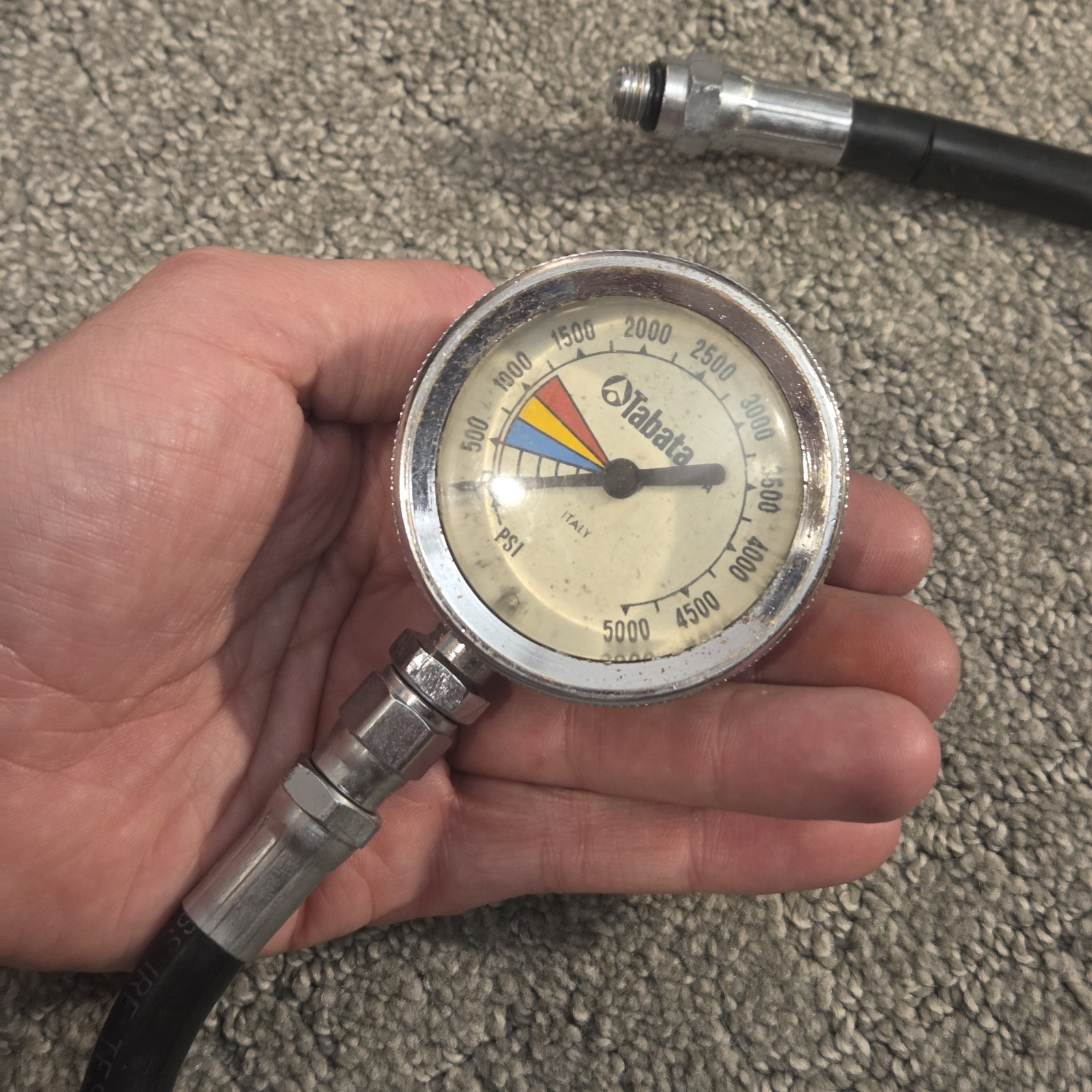 Tusa Tabata SPG Scuba Diving Air Gauge – Large 2.5″ – Tested & Working