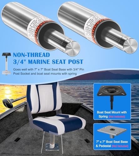 3/4″ Boat Seat Pin Post Fits for Most Marine Boat Seat Pedestal Base Mount – Boa