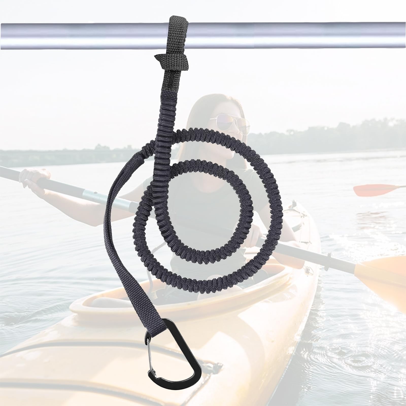Paddle Sup Leash Stretchable 3-7 ft Kayak