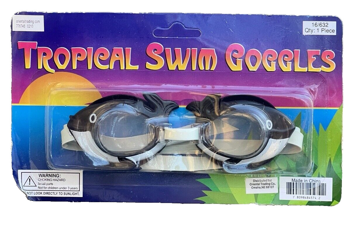 New!! Swim Goggles For Kids – 4 Styles To Choose: Dolphin, Crab, Whale, Fish