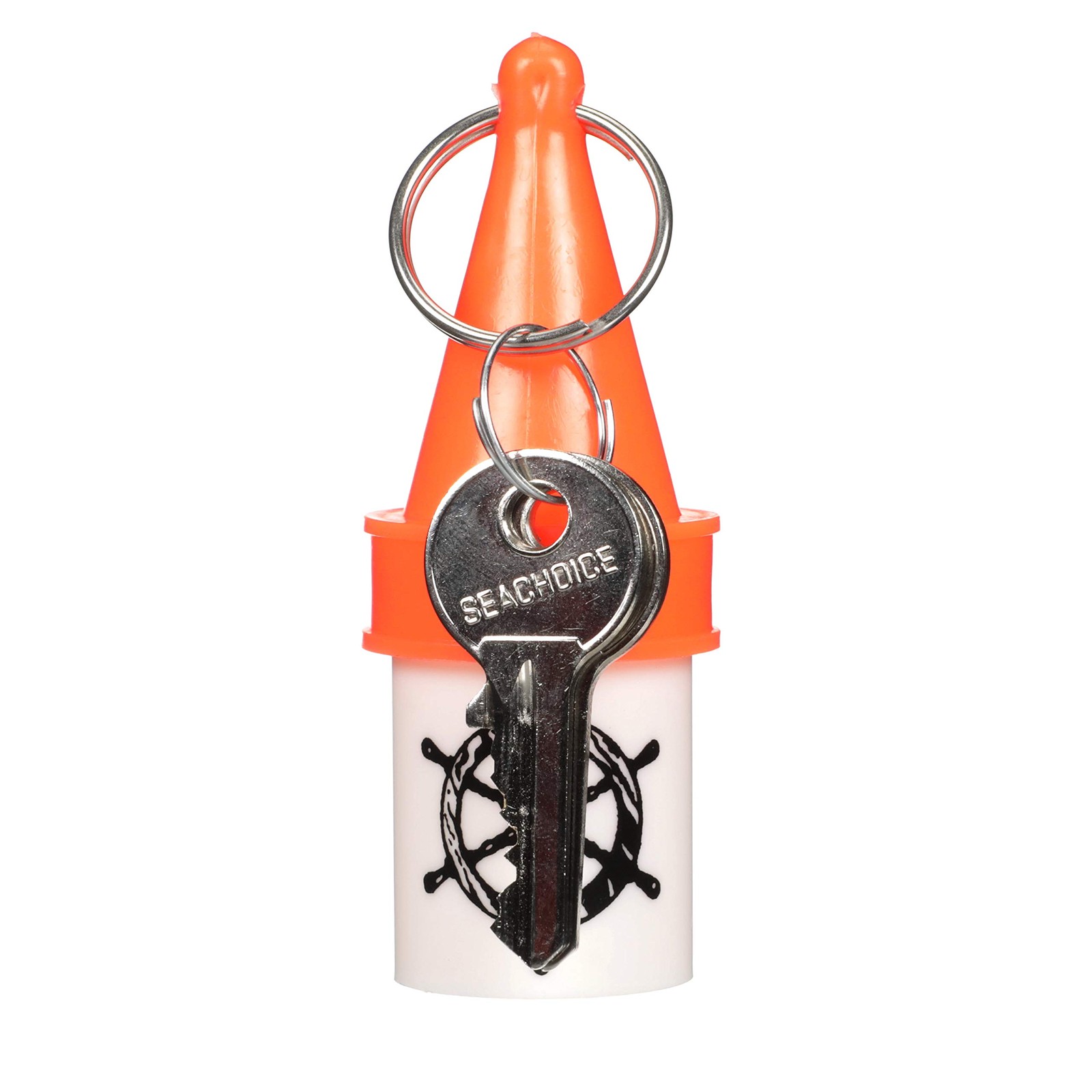 11875-7 Floating Key Buoy Key Chain, for mens 1 7/64 x 2 51/64 x 5/16 Inch