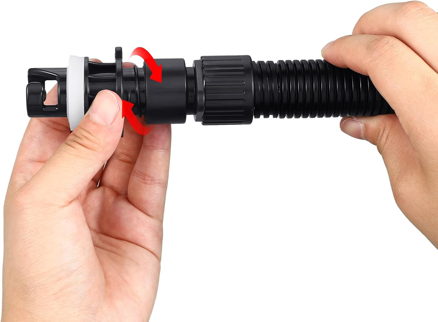 Therwen 8 Pcs Air Hose Kit Includes Air Pump Hose 7 Nozzles Adaptor Stand up Pad