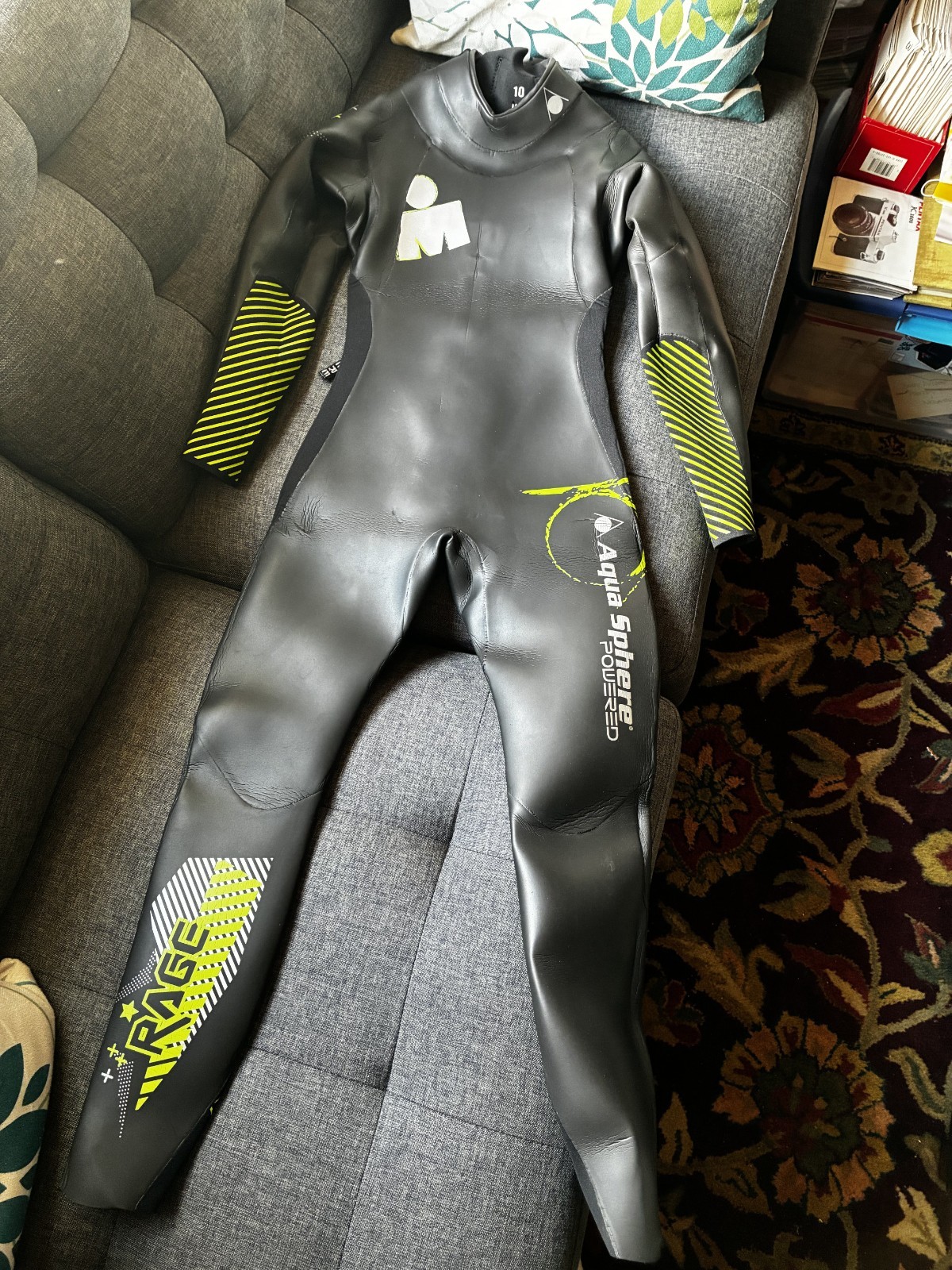 Aqua Sphere “Rage” Full Body Wetsuit – Size 10 (youth)