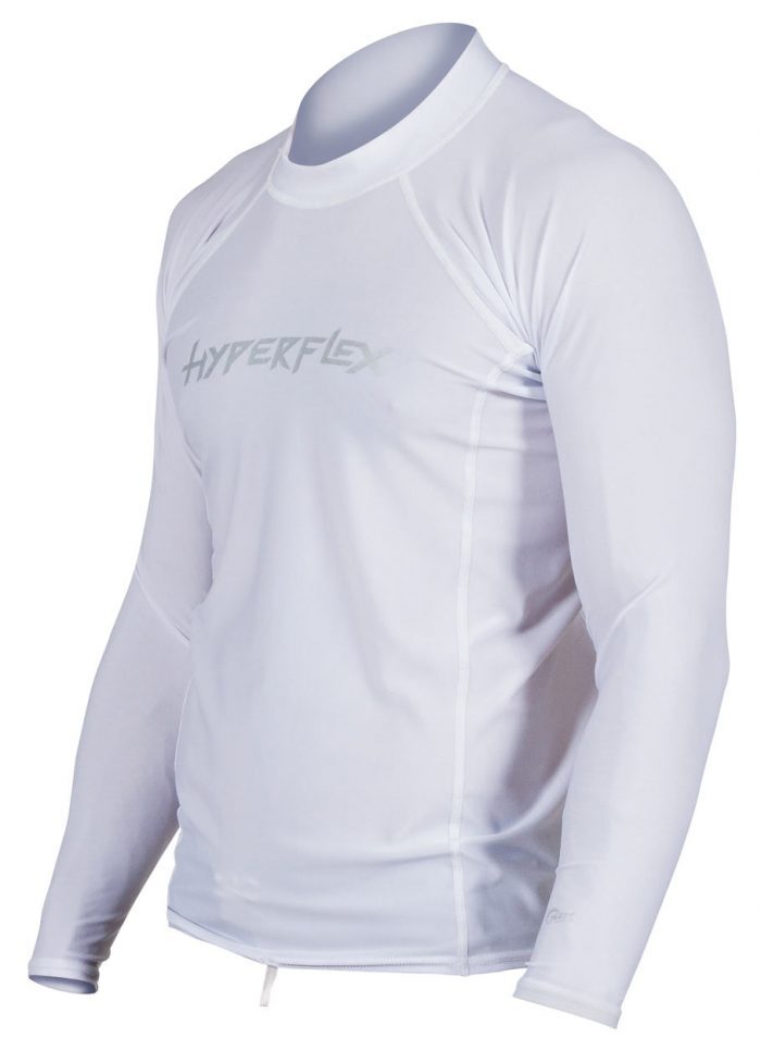 Hyperflex Men’s Long Sleeve Rash Guard – White