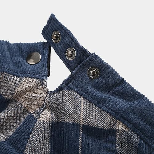 Classic Plaid Gatsby Ivy Flat Cap Cabbie Driving Newsboy One Size Navy Blue