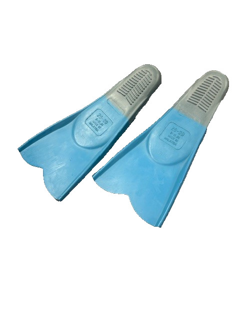 TYR Crossblade Swim Fins Blue/Gray Size 26-29