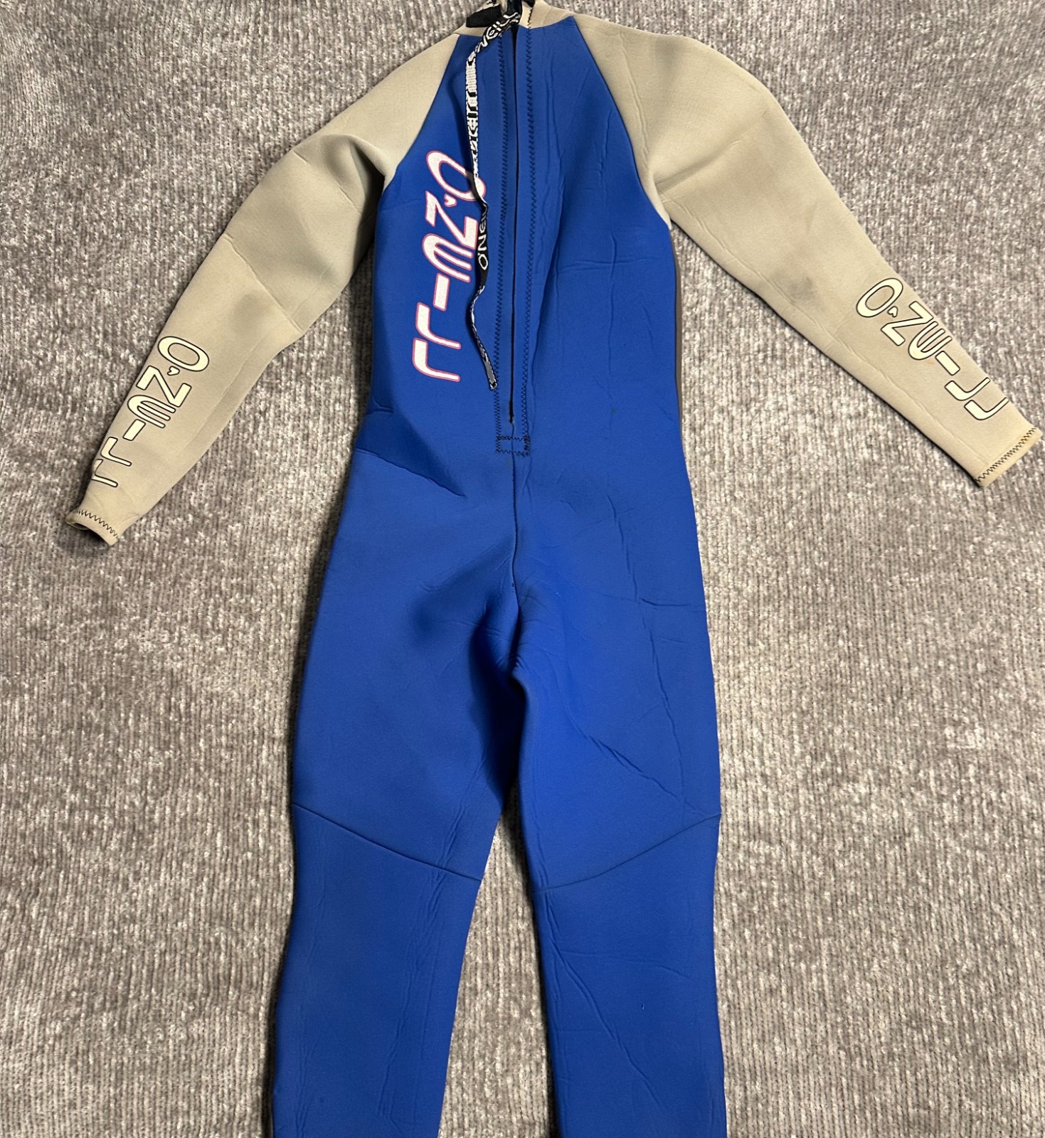 Vintage O’Neill RT-20 The Chill Killer Full Wetsuit Youth Size 14 Blue Gray Surf