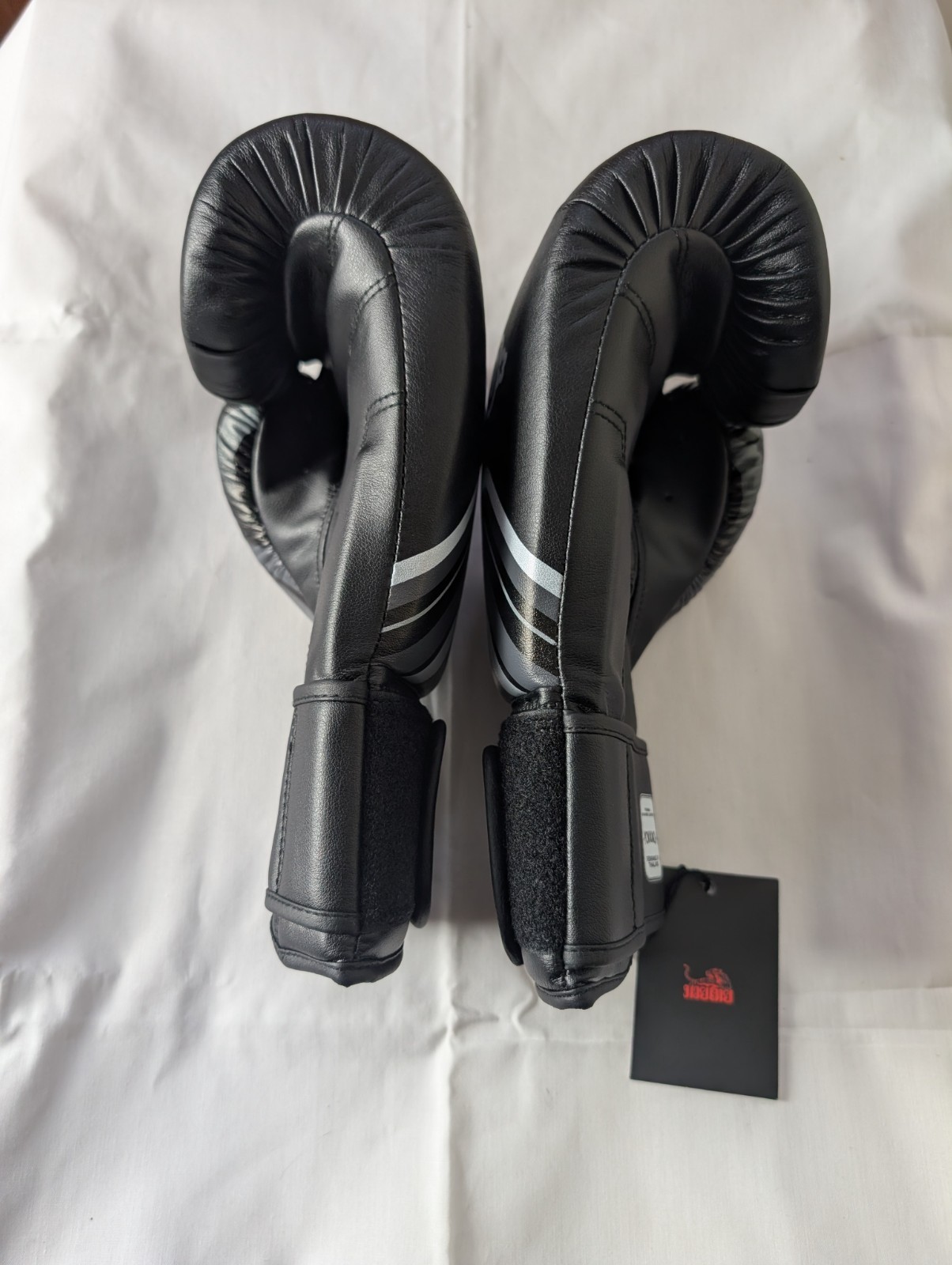 YOKKAO 16 oz Boxing Gloves Black Gray Muay Thai Sparring Training