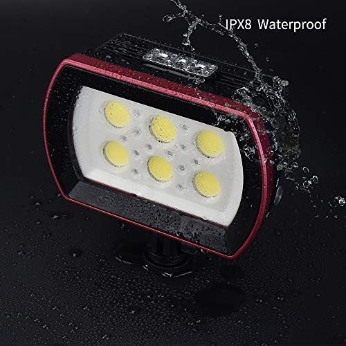 Seafrogs SL-22 Diving Video Light Waterproof 130FT/40M Flash Light 6000 Lumen