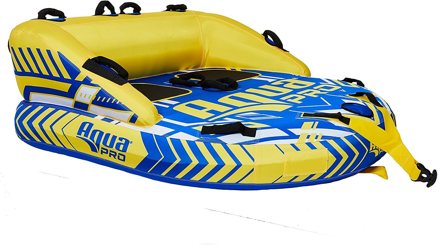 New in Box Aqua Leisure Aqua Pro 65″ Two Rider Towable with Backrest Deck Tube