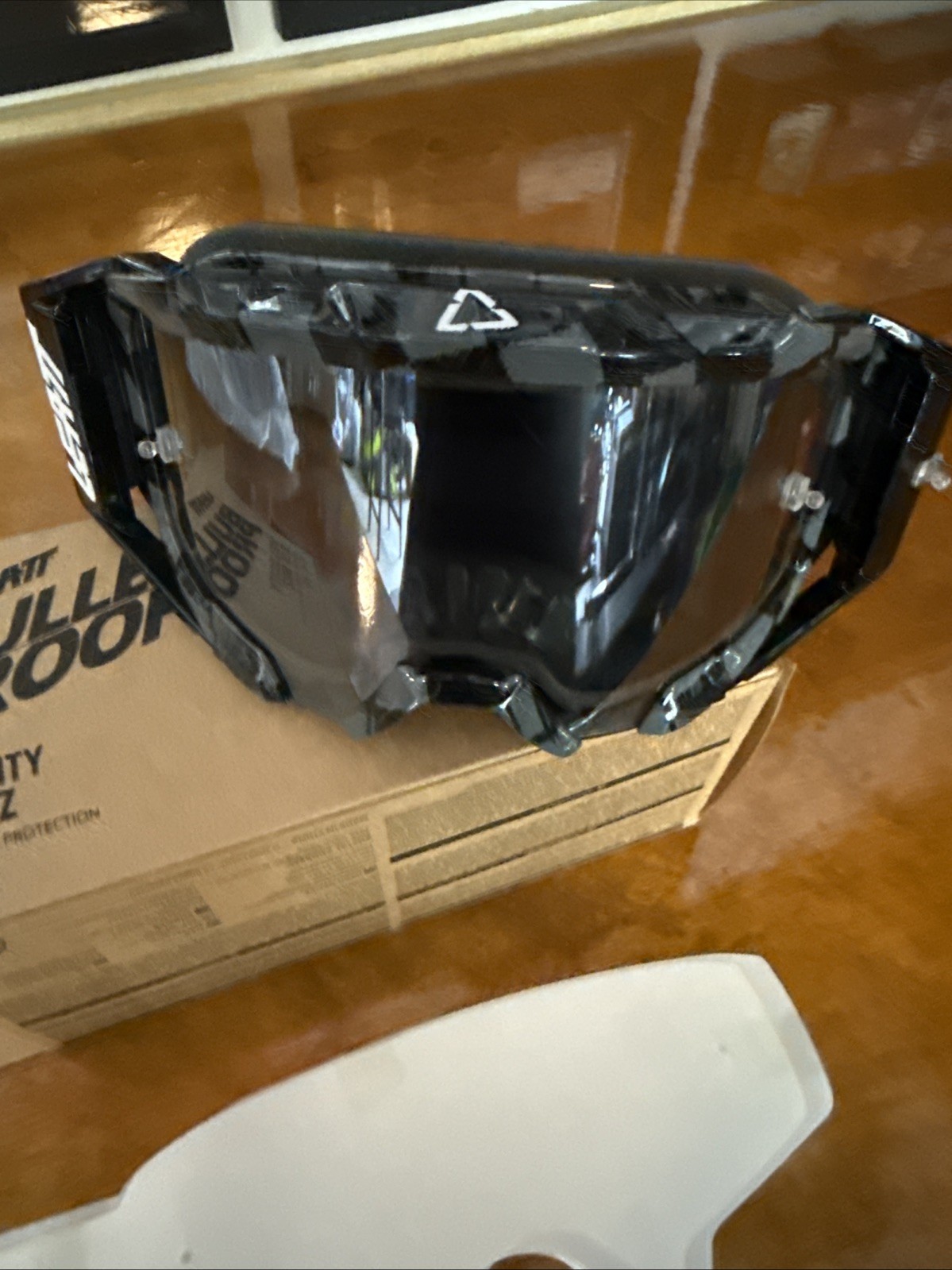 LEATT Velocity Googles, 5.5 IRIZ Brushed Silver 50%