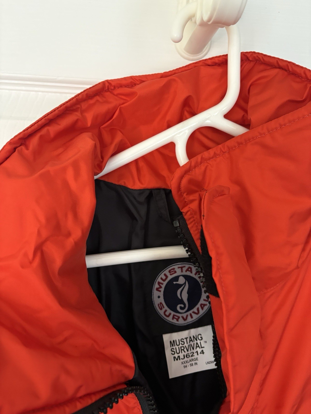 Mustang Survival Float Coat Jacket Adult XXX-Large MJ6214 ORANGE