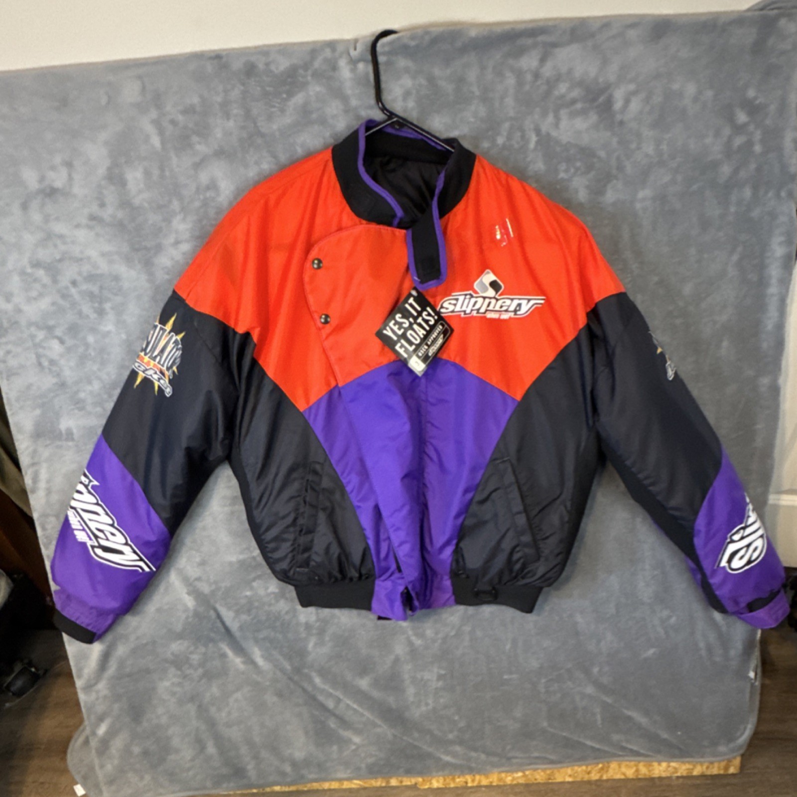 Slippery Insulator Jacket Type III PFD Adult Large Red/Black/Purple