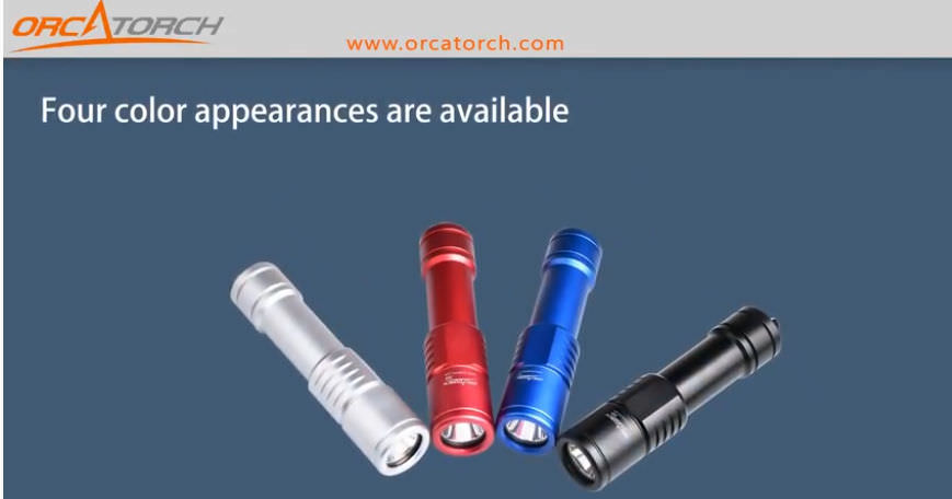 OrcaTorch D520 Night Dive Light Photography Video 1000 Lumens WaterProof Gift