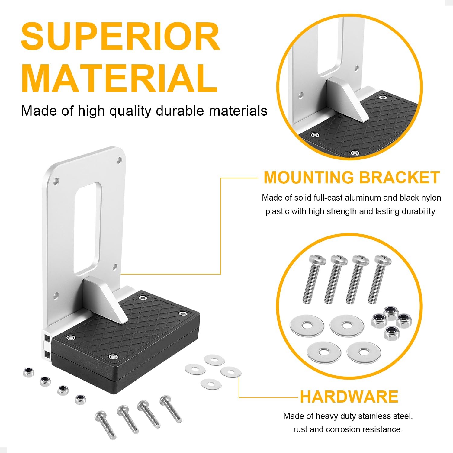 Universal Transom Trolling Motor Mounting Bracket for Kayaks/Kayak Marine Boa…
