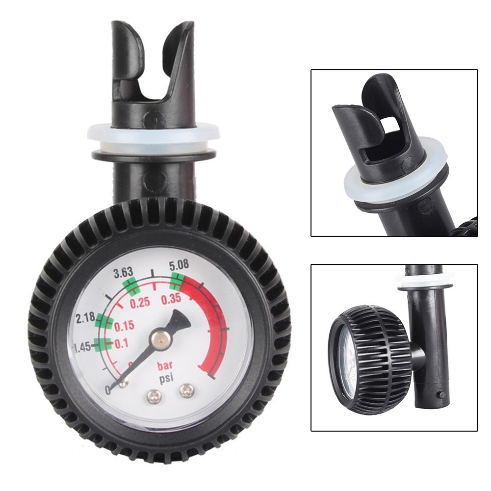 Compact Air Valve Pressure Gauge Accurate Readings Easy Transportation