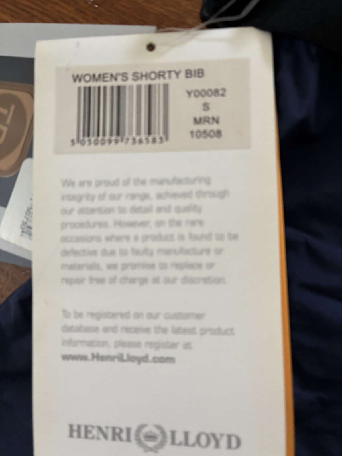 Womens Shorty Sailing Bib – NEW – Henry Lloyd