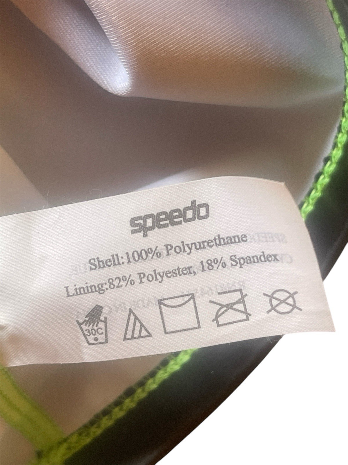 Speedo Fit Swim Cap Black/Silver