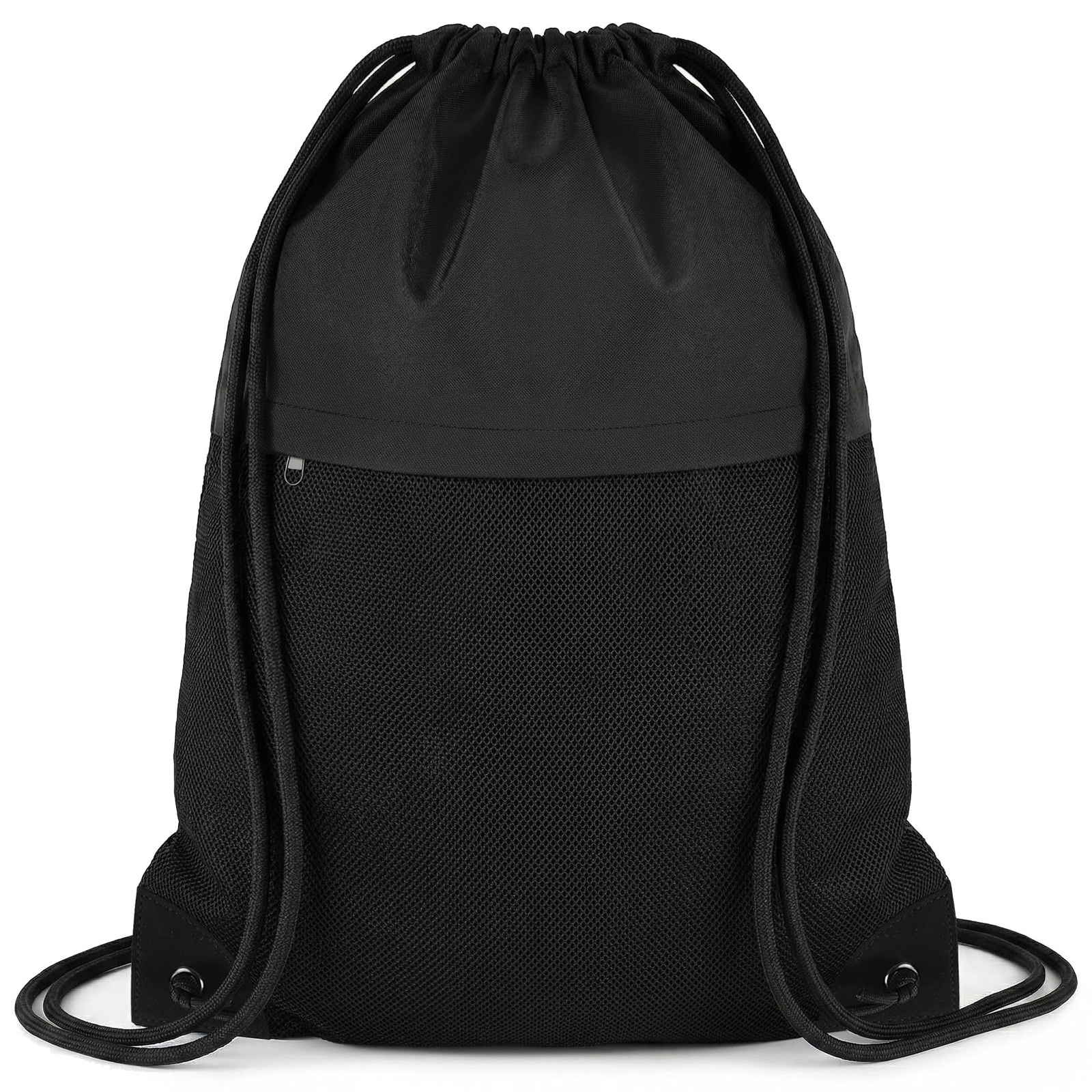 TILYMOL Drawstring Backpack Gym Bag – String for 20L, 1 Pack-black