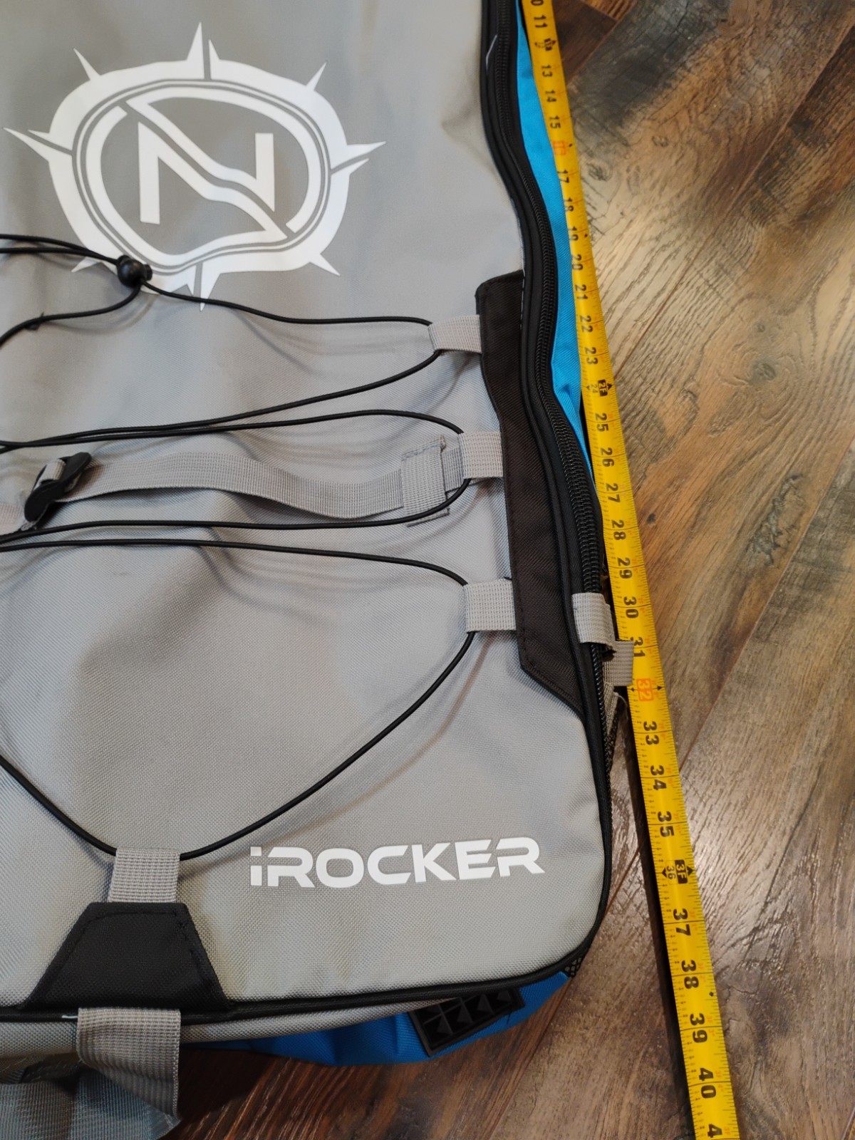 Nautical iRocker SUP Board Travel & Storage Backpack Carry Bag Blue/Black EUC