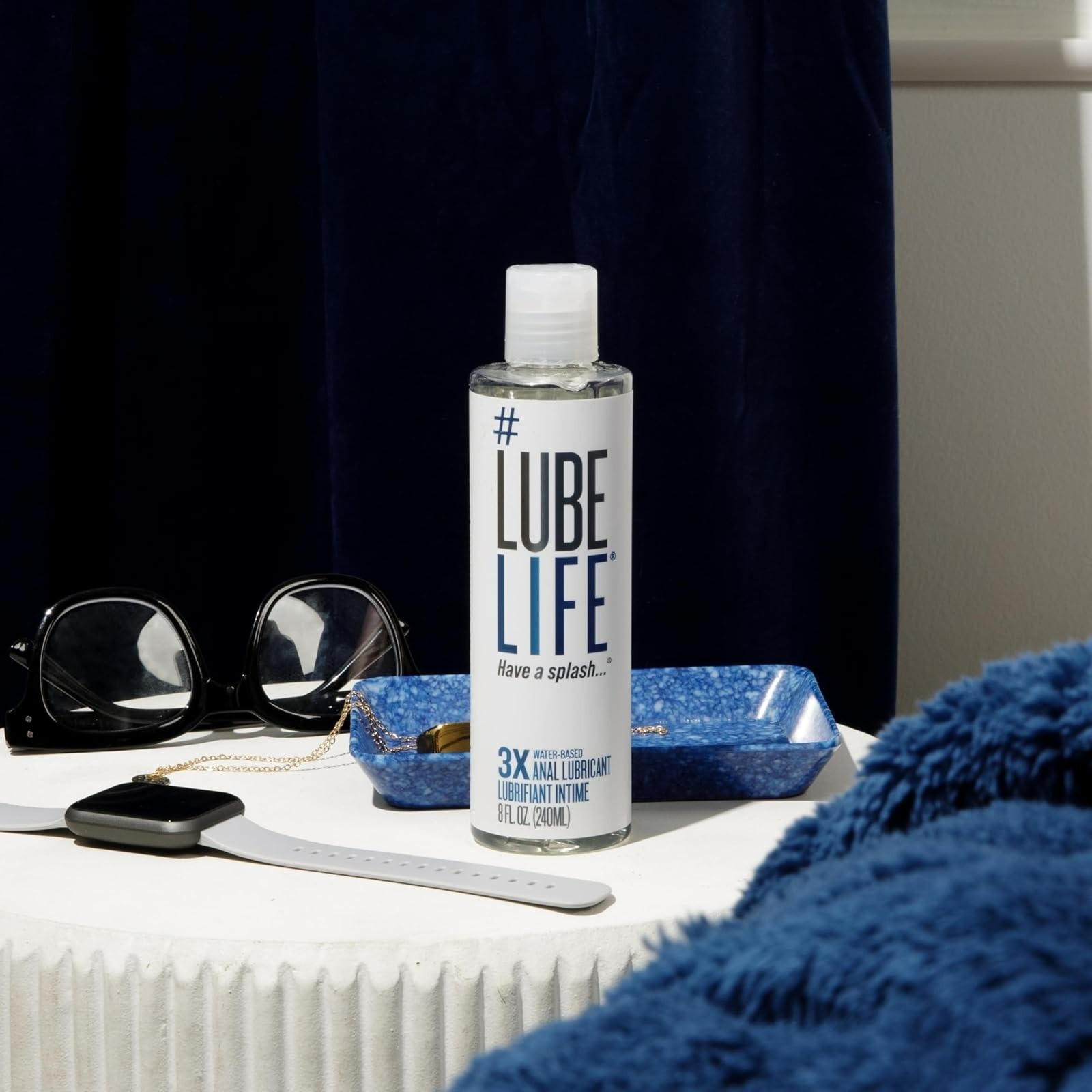 Lube Life 3X Anal Lube – Extra Thick Water Based Personal Lubricant 8 Fl Oz