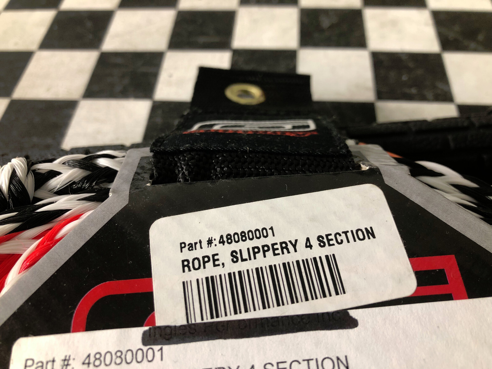 Slippery 75 ft. 16 Strand MultiColor 4 Section WaterSki Wakeboard Rope w/ Handle