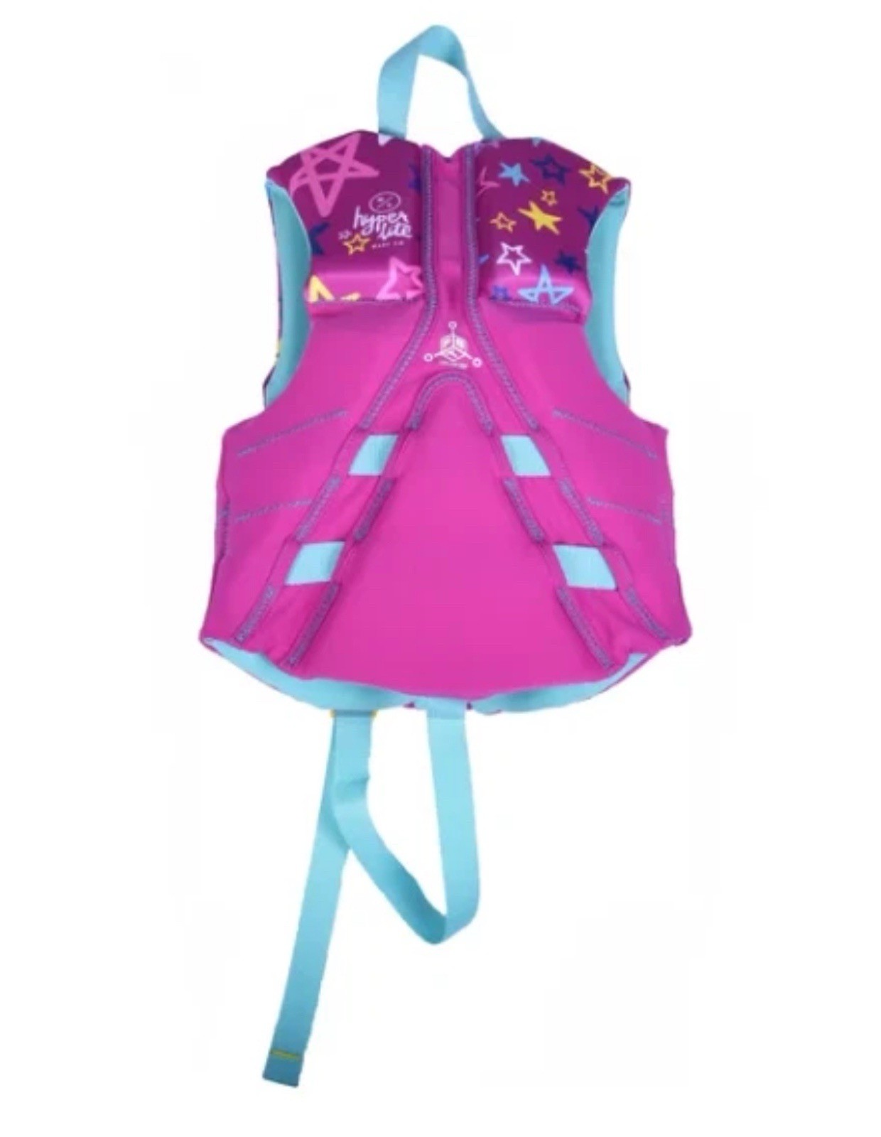 Hyperlite Child Life Vest Jacket Pink & Aqua Girls USCG Approved (33-55 lbs)