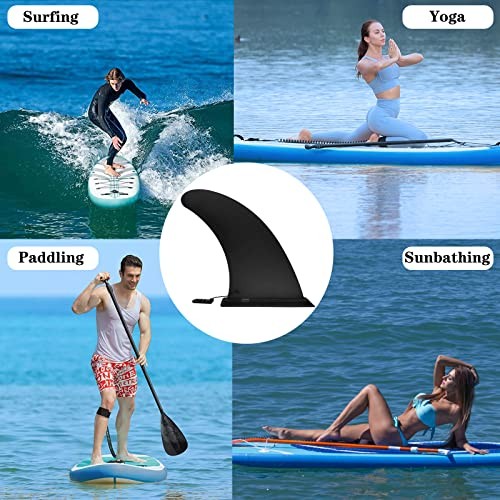5″ 8″ 9″ 10″ 12″ Paddle Board Fin Repalcement, Nylon Fiberglass 9″ 1PCS