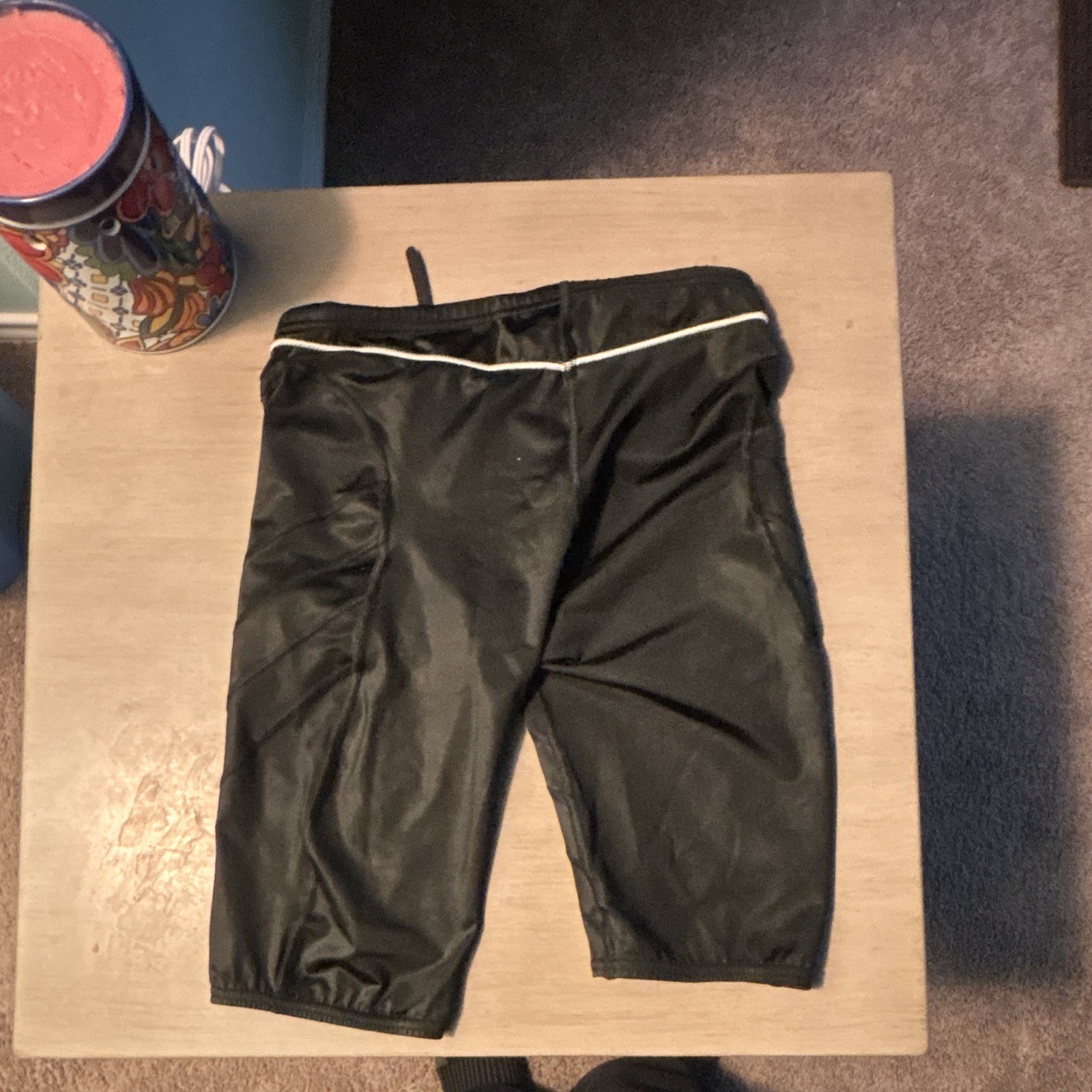 TYR Men’s Black Competitive Swim Jammer Bottoms Size 34 Polyester/Lycra