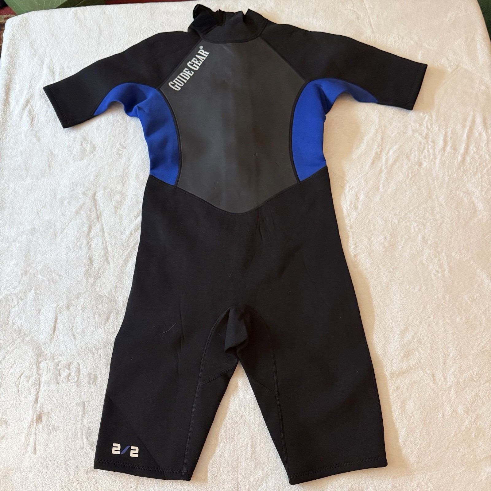 NWT Men’s Large Guide Gear Spring Wetsuit Black Blue Surfing Diving Bodyboarding